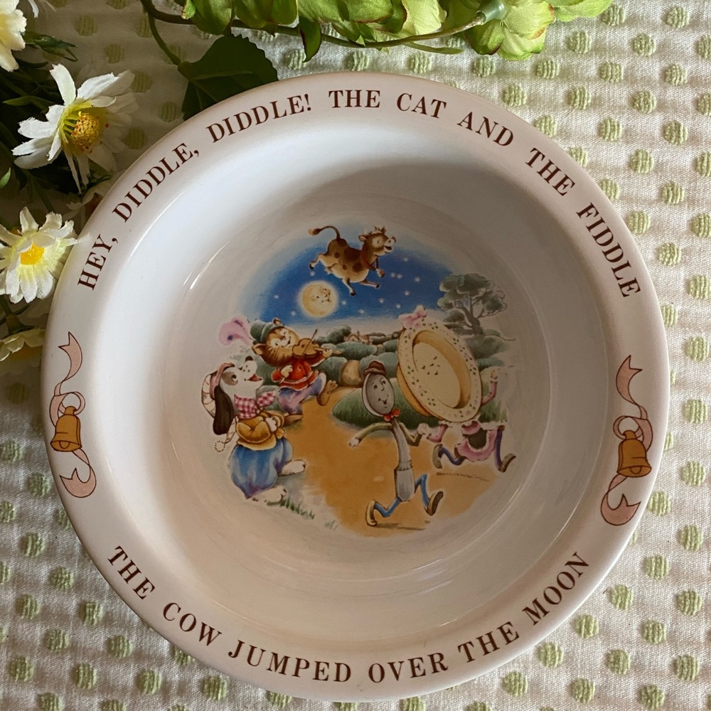 Avon 1984 Porcelain Nursery Rhyme Dish